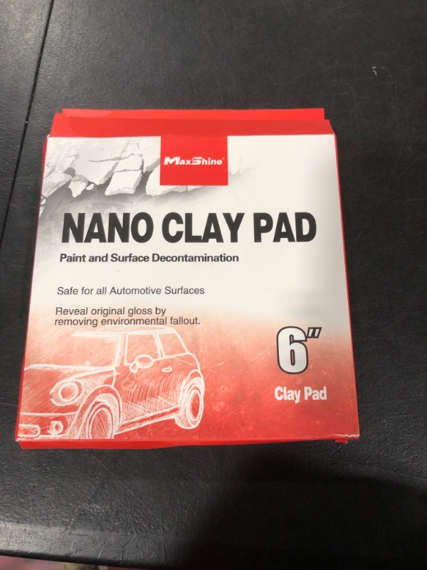 Photo 2 of Clay Bar Pad - Maxshine 6 Inch Mid Grade, Clay Bar Applicator, Single Synthetic Clay Bar Pad for DA Polisher and Rotary Polisher, Automotive Clay Bar Pad for Car Detailing, Clay Bars Auto Detailing
