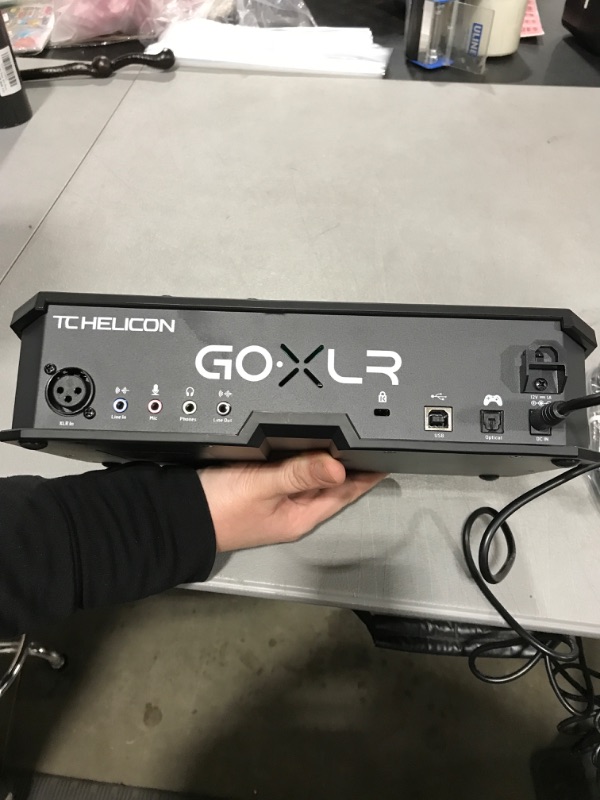 Photo 2 of TC Helicon GoXLR Revolutionary Online Broadcaster Platform with 4-Channel Mixer, Motorized Faders, Sound Board and Vocal Effects, Officially Supported on Windows