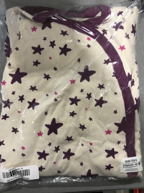 Photo 1 of Moon and Back by Hanna Andersson Boys' Organic 2 Pack Long Sleeve Romper 12-18 Months Darker Pink
