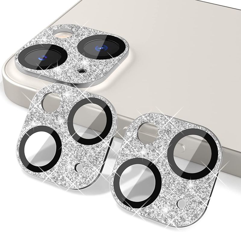 Photo 1 of iPhone 13 6.1" ? iPhone 13 Mini 5.4" Camera Lens Protector Bling, 2 Packs 