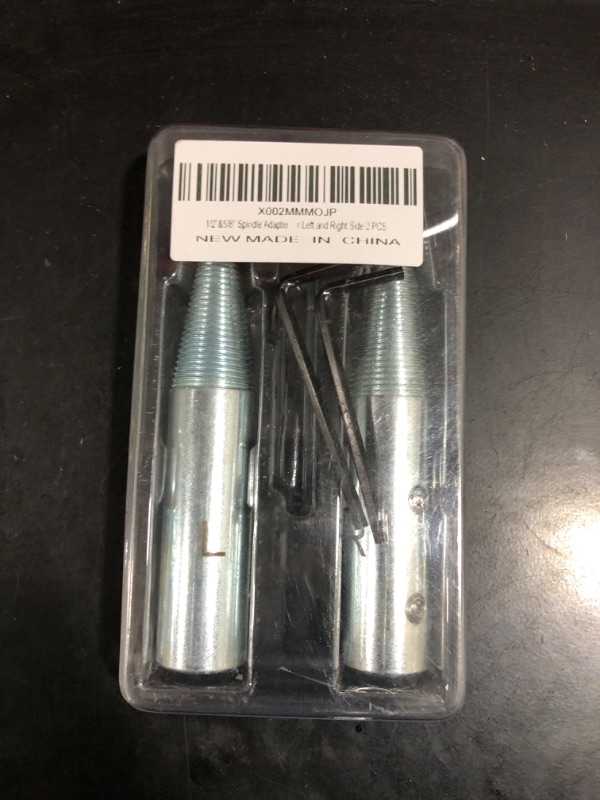 Photo 1 of 1/2" & 5/8" Tapered Spindle Adapter Threaded for Buffing Polishing Wheel for Bench Grinder Left and Right - 1 Pair