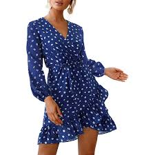 Photo 1 of [Size XL] Ladies Short/ Long Sleeve Waist Tie Dress