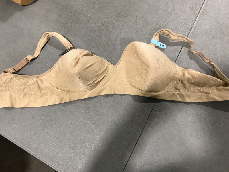 Photo 1 of Bali Women's Comfort Revolution Wirefree Bra in 42C- Nude/beige/Tan
