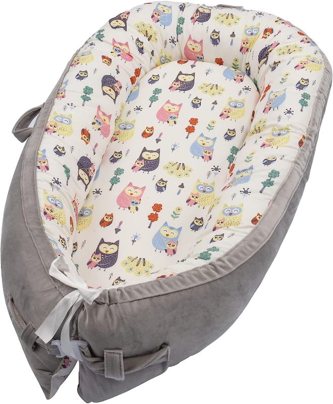 Photo 1 of Baby Lounger Cover, Baby Nest for Co Sleeping Newborn Lounger Sleeper Baby Sleeping Bed Machine Washable