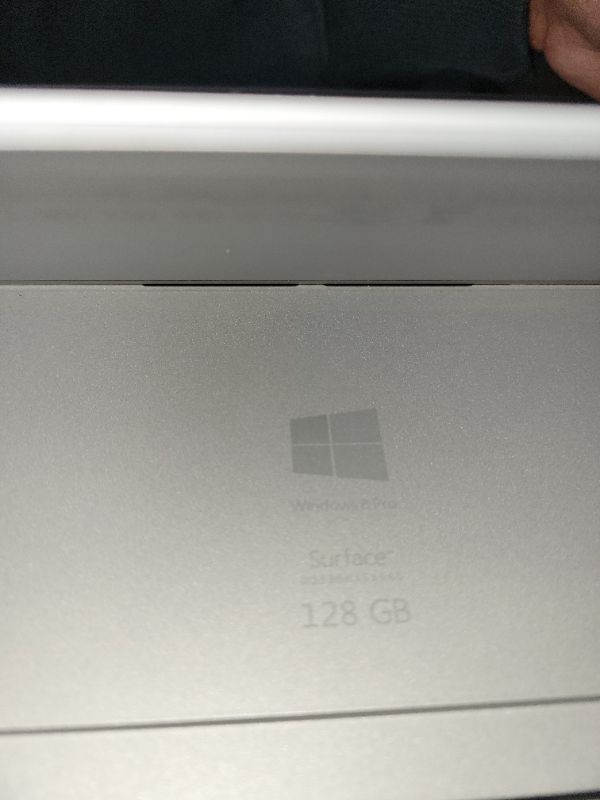 Photo 3 of Microsoft Surface 1631 Pro 3 Silver - 128GB, 12", Windows 10, Intel Core i3