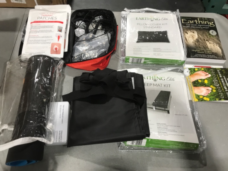 Photo 1 of Earthing Starter Kit with Grounding Sleep Mat, Grounding Pillowcase, Grounding Mat, and Grounding Patches, Clint Ober’s EARTHING Products Improve Sleep, Energy, Inflammation, and Anxiety