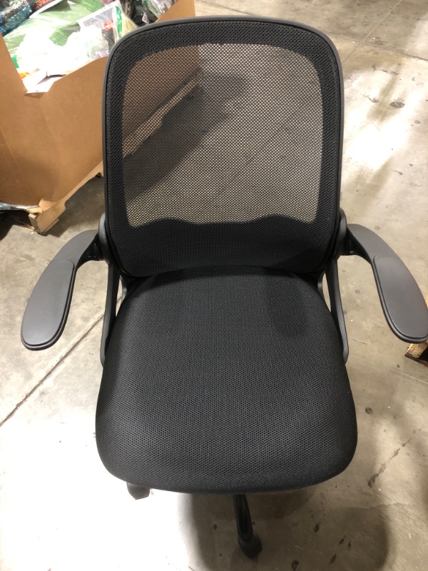 Photo 2 of FelixKing Office Chair, Ergonomic Desk Chair with Adjustable Height, Swivel Computer Mesh Chair with Lumbar Support and Flip-up Arms, Backrest with Breathable Mesh (Black)