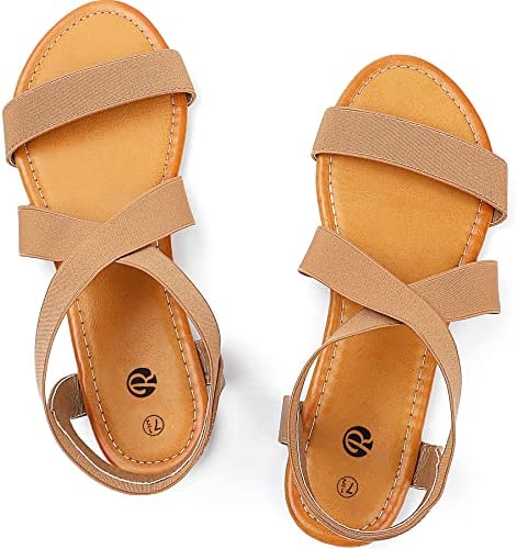Photo 1 of [Size 6] Rekayla Flat Elastic Sandals for Women
