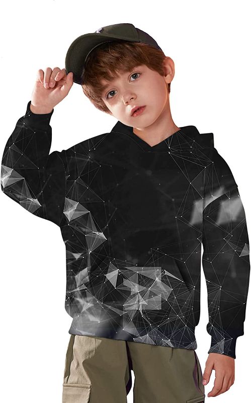 Photo 1 of [Kids Large] 3D Print Hoodie Pullover Hooded Fleece Sweatshirts With Pocket