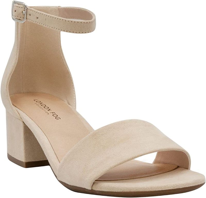 Photo 1 of [Size 10] London Fog light pink suede 2in block heel