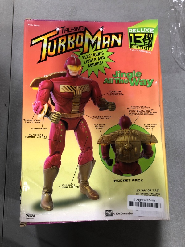 Photo 3 of Jingle All The Way – Turbo Man Electronic Figure by Funko