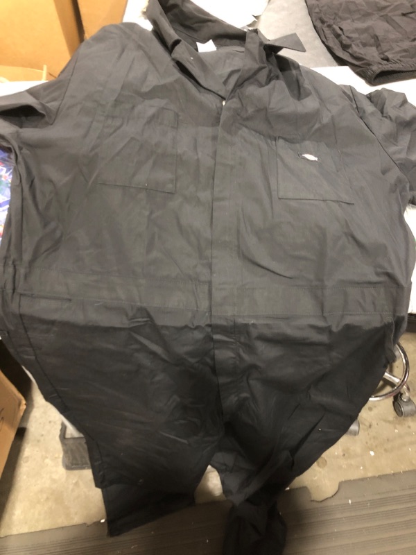 Photo 2 of [Size 3XL]  Dickies Short Sleeve Coveralls Black