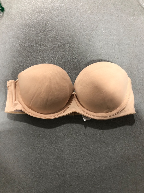 Photo 1 of [Size 32 B] Beige Strapless Bra