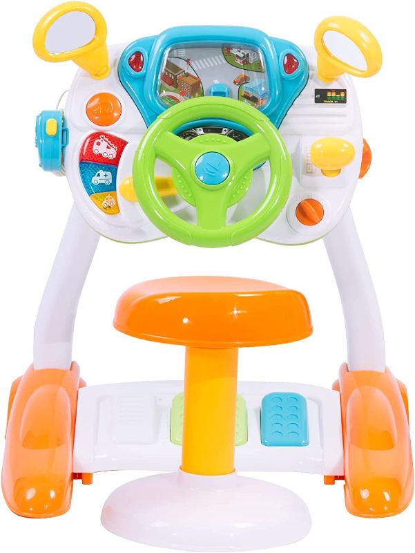 Photo 1 of COLOR TREE Kids Driving Simulate Ride on Toy Steering Wheel Toy for Toddlers