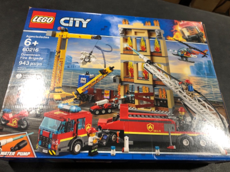 Photo 2 of LEGO City Downtown Fire Brigade 60216 Building Kit (943 Pieces) Standard Packaging