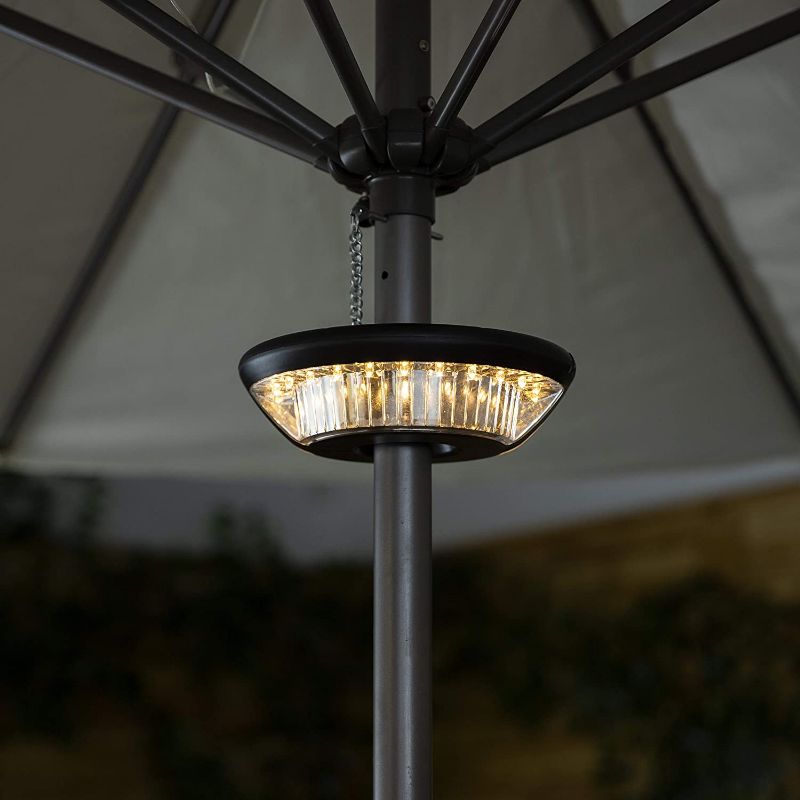 Photo 1 of ALL FORTUNE Patio Decor Umbrella Lights Battery Operated String Pole Light, Warm White 30 LED Lighting, Outdoor Decorations Flag Pole Light for Patio Umbrella, Camping Tents or Outdoor Use https://a.co/d/i2YVY8J