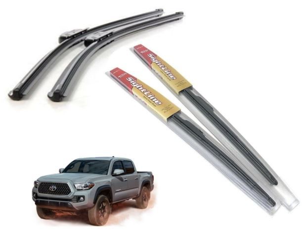 Photo 1 of 2016-2020 Tacoma Sightline Blades | Set of 2 Sightline Wiper Blades - Toyota (85212-YZZ1F-TM-KIT)
