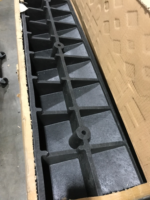Photo 1 of 3.9" Rise Rubber Curb Ramps Heavy Duty Driveway Curb Ramp 10 Ton Car Slope Ramp for Sidewalk Cars RV Trucks Shed Access Bike Pets Scooter Wheelchair 38.6x9.8x3.9inch (1)