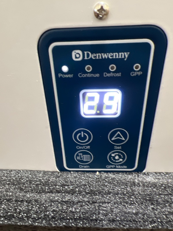 Photo 3 of Denwenny 70 PPD Crawl Space Basement Dehumidifier with Pump and Hose, Commercial Dehumidifiers with GLGR Technology up to 1,000 sq. ft. Compact, Portable, Auto Defrost, Memory Starting 