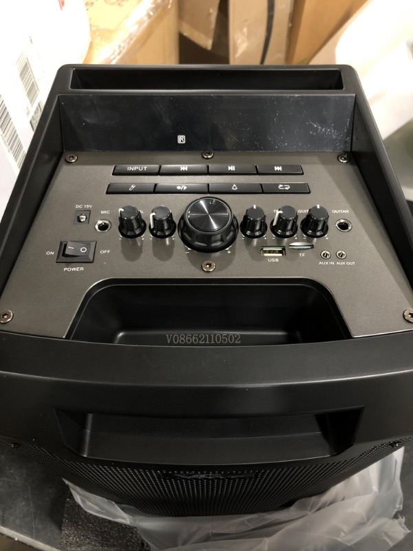Photo 1 of VeGue Karaoke Machine, Bluetooth Speaker PA System for Adults & Kids with 2 Wireless Microphones, 8'' Subwoofer, Wireless Singing Machine for Christmas Party, Wedding, Gathering(VS-0866)