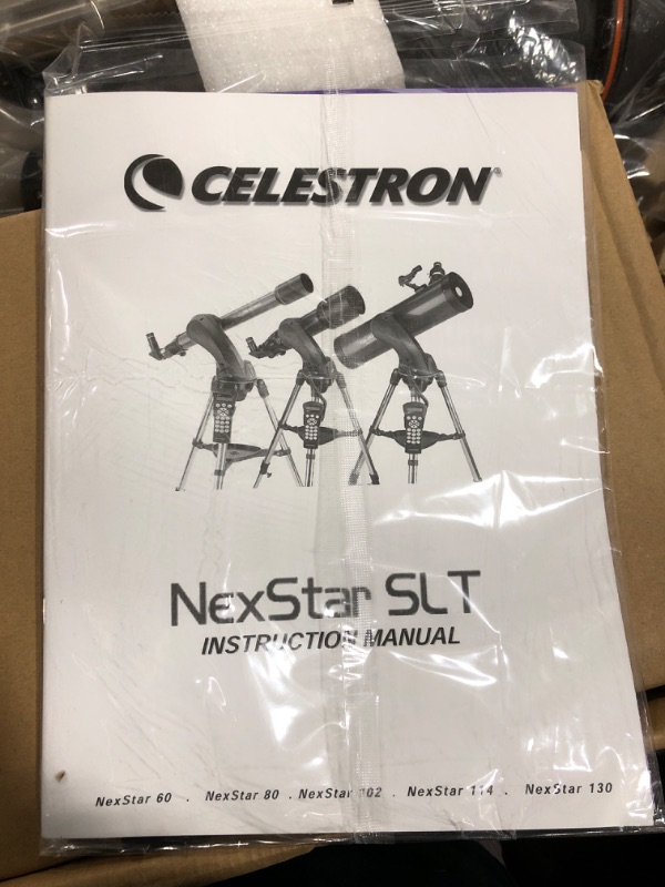 Photo 4 of Celestron - NexStar 130SLT Computerized Telescope - Compact and Portable - Newtonian Reflector Optical Design - SkyAlign Technology - Computerized Hand Control - 130mm Aperture 130 SLT Newtonian Single