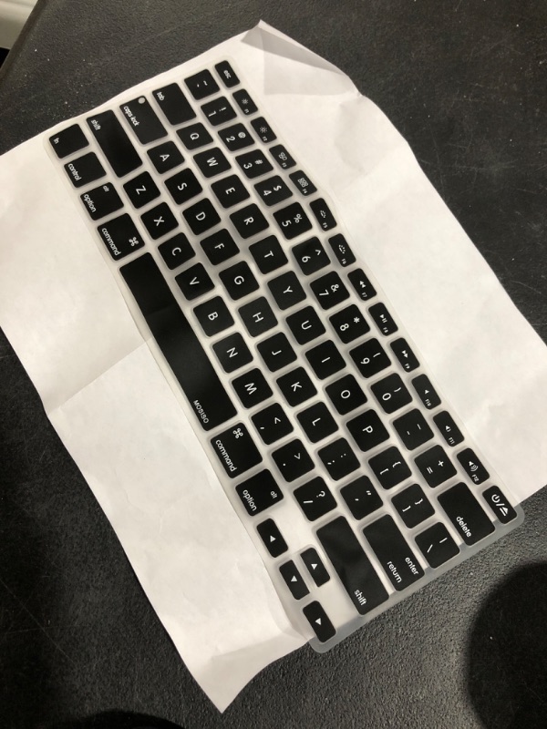 Photo 2 of MOSISO Silicone Keyboard Cover Compatible with MacBook Pro 13/15 Inch (with/Without Retina Display