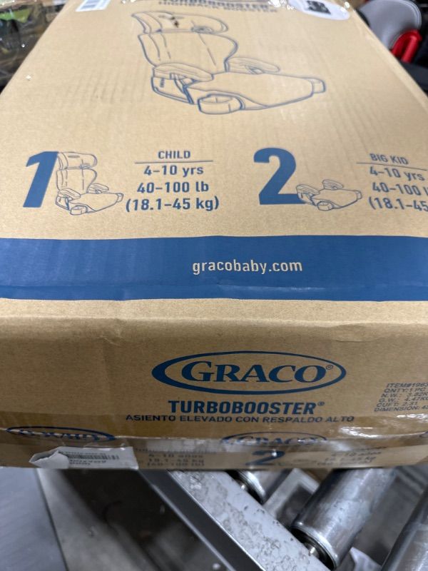 Photo 4 of Graco TurboBooster Highback Booster Seat, Glacier