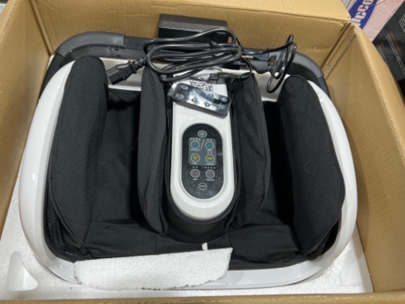 Photo 2 of Cloud Massage Shiatsu Foot Massager Machine - Increases Blood Flow Circulation, Deep Kneading, with Heat Therapy - Deep Tissue, Plantar Fasciitis, Diabetics, Neuropathy (with Remote)