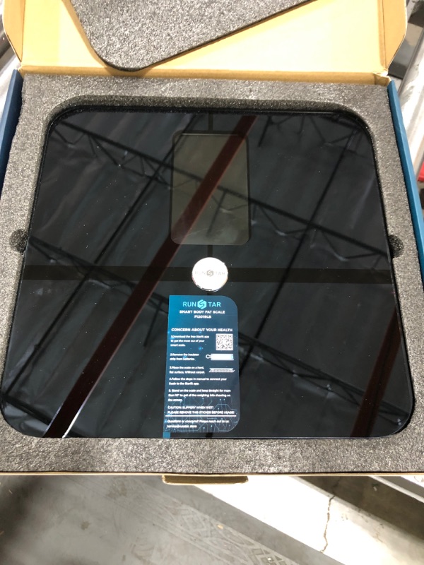 Photo 1 of Body Fat Scale, Posture Extra Large Display Digital Bathroom Wireless Weight Scale Composition Analyzer with Heart Rate Heart Index & Body Shape Index with Free APP 400Lb Black