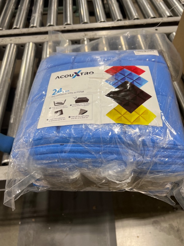 Photo 1 of 24 Pack Sound Proof Foam Panels with Self Adhesive, 2"x12"x12"Acoustic Panels, Soundproof Wall Panels for Podcast, Recording Studios