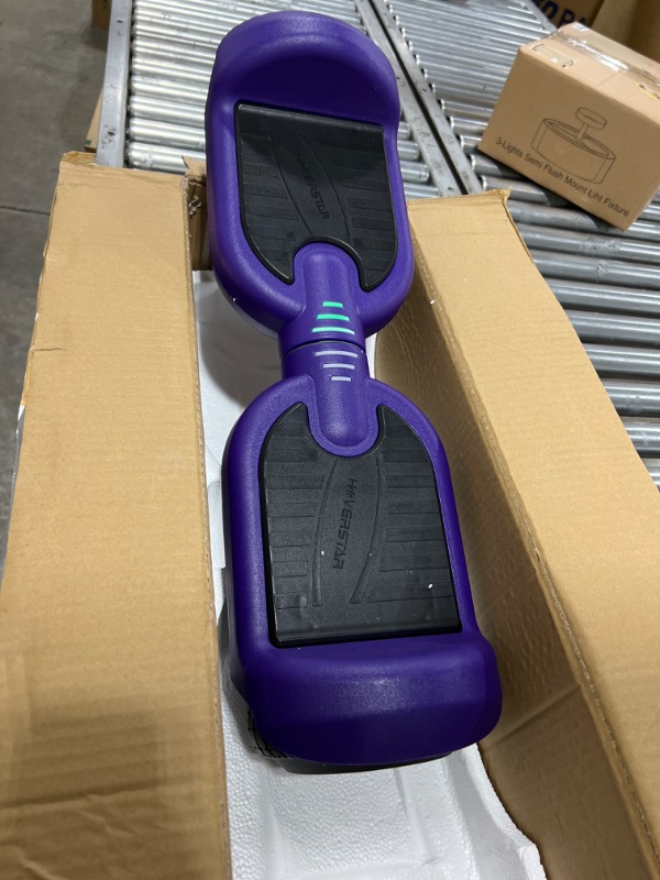 Photo 2 of Hoverboard 6.5 Certified Two-Wheel Self Balancing Electric Scooter with LED Light Purple