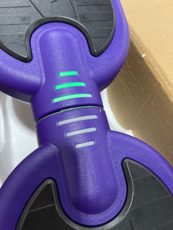 Photo 3 of Hoverboard 6.5 Certified Two-Wheel Self Balancing Electric Scooter with LED Light Purple