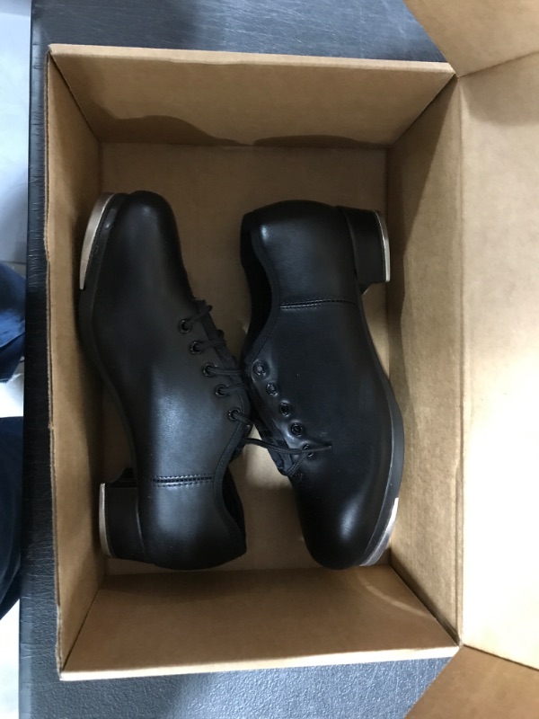 Photo 2 of Child Black Tap Shoes Lace up Dance for Girls and Boys (Toddler/Little Kid/Big Kid) 6 Big Kid Black