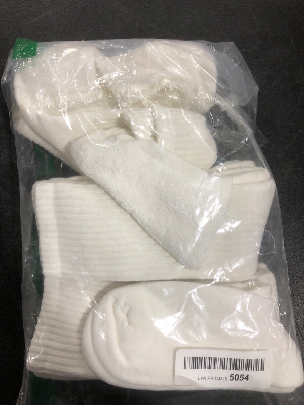 Photo 1 of 6 pair kids Long Socks White 