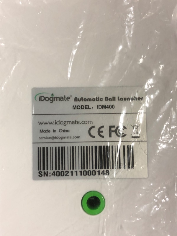 Photo 4 of IDOGMATE Ball Launcher for Dogs with Rechargeable, Automatic Dog Ball Thrower for Mini Dog (Small Ball Thrower for Dogs with 3 Balls) small ball launcher green