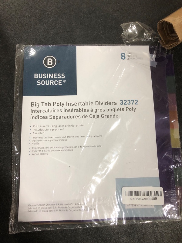 Photo 2 of Business Source Pocket Index Dividers (32372)