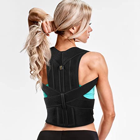 Photo 1 of AEVO Compact Posture Corrector for Men and Women, Adjustable Upper Back Brace for Clavicle Support, Neck, Shoulder, and Back Pain Relief, Invisible Comfortable Back Straightener, size M
