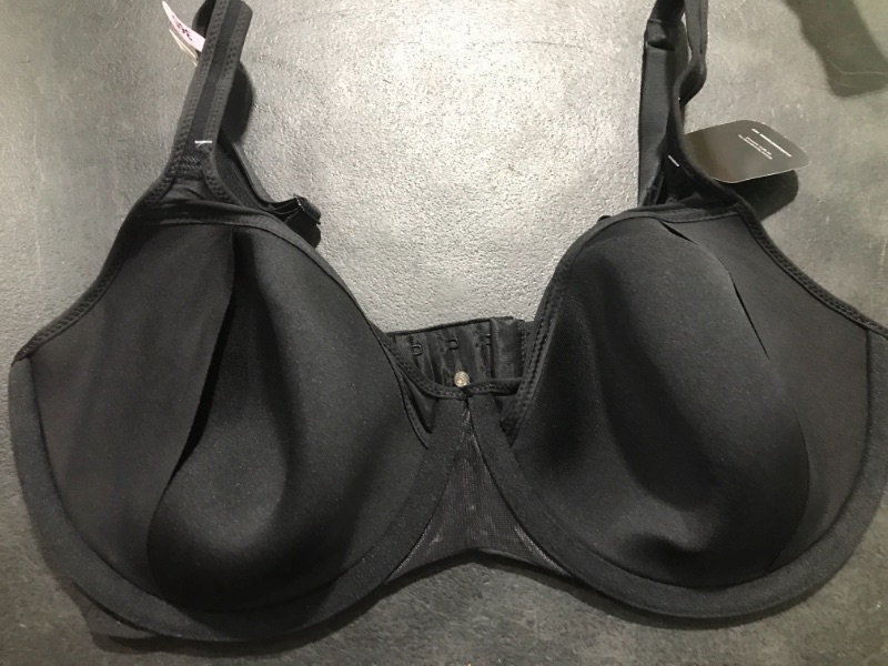 Photo 1 of Bali One Smooth U Underwire Bra, Ultra Light Underwire T-Shirt Bra, Convertible Underwire Bra with Stay-in-Place Straps 36D Black
