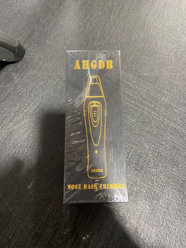 Photo 1 of AHGDB Home Facial Trimmer Nose and Ear Hair Portable Nose Hair Trimmer, Double Edged Blades, Easy to Clean