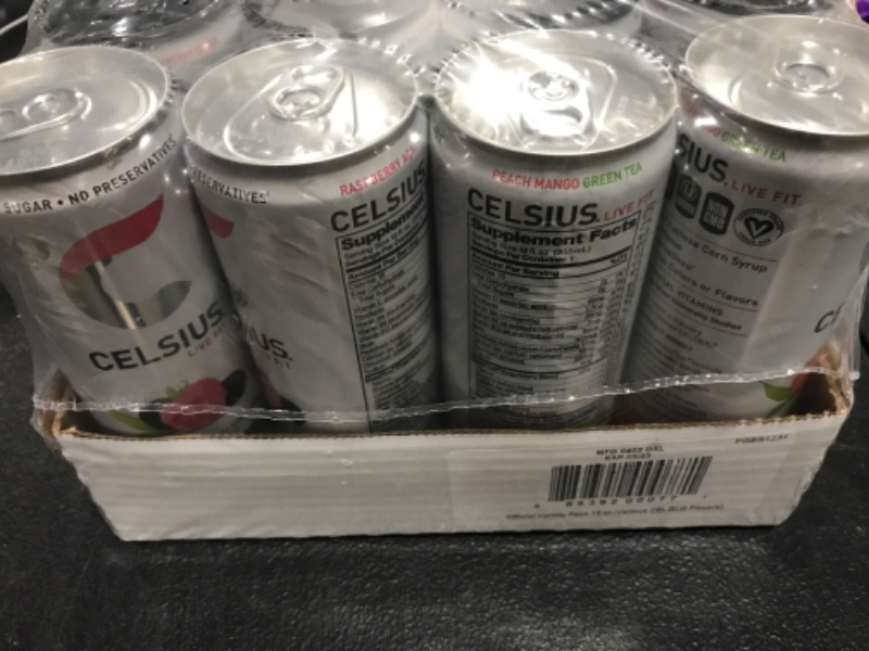 Photo 1 of 05/2023
CELSIUS Essential Energy Drink, 12 Fl Oz, Official Variety Pack (Pack of 12) Official Variety Pack 12 Fl Oz (Pack of 12)