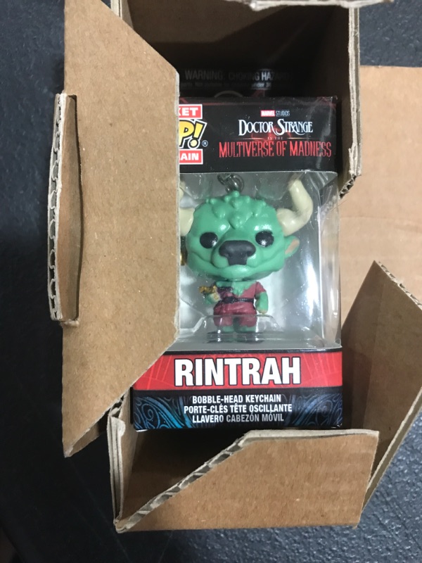 Photo 2 of Funko Pop! Keychain: Doctor Strange Multiverse of Madness - Rintrah 4-inches Multicolor