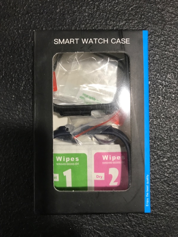Photo 2 of [2+2 Pack] BHARVEST for Apple Watch Ultra 49mm Screen Protector and Case, 2 Packs Hard PC Frame Cover with 2 Sets Tempered Glass Screen Protector for Apple Watch Ultra 49mm, Black+Black. 