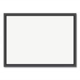 Photo 1 of U Brands Magnetic Dry Erase Board with MDF Frame, 24 x 18, White Surface, Black Frame
