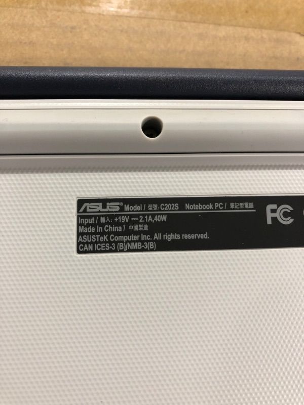 Photo 4 of ASUS Chromebook C202SA-YS01 11.6" Ruggedized and Water Resistant Design with 180 Degree Hinge (Intel Celeron 2GB, 16GB eMMC, Dark Blue) (Renewed)