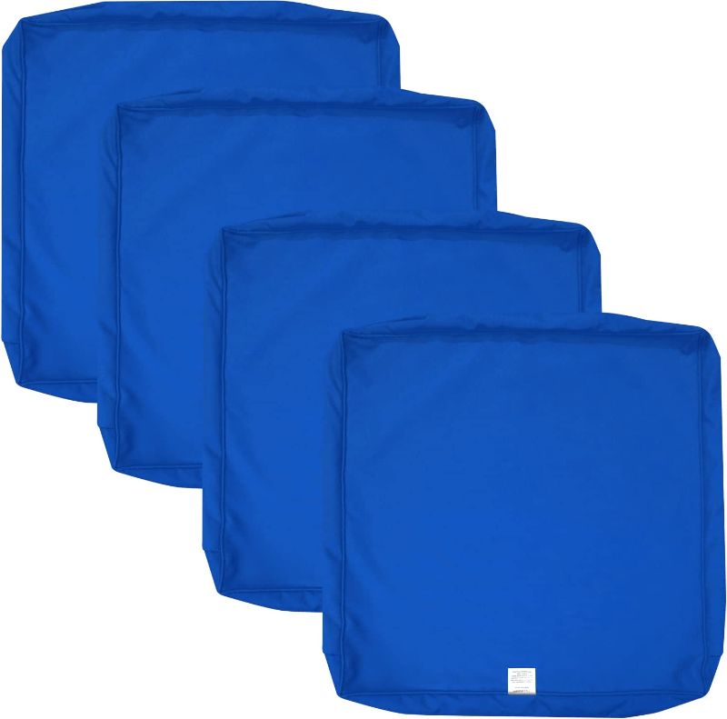 Photo 1 of 4pk of 20x20in patio chair cushions