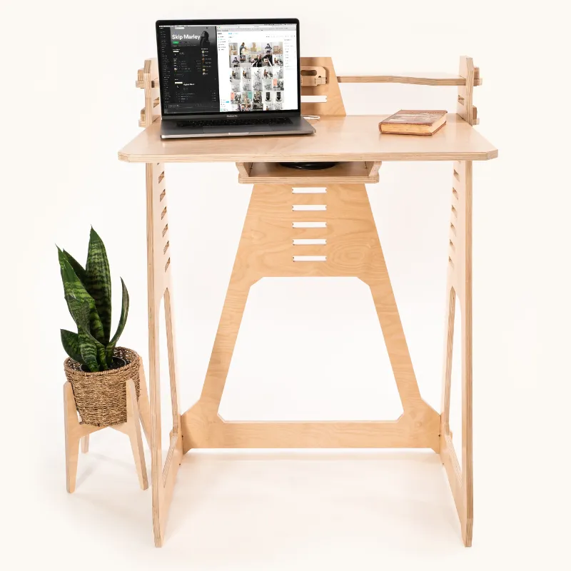 Photo 1 of ECR4Kids Grows with Me Sit or Stand Desk, Kids Furniture, Natural
