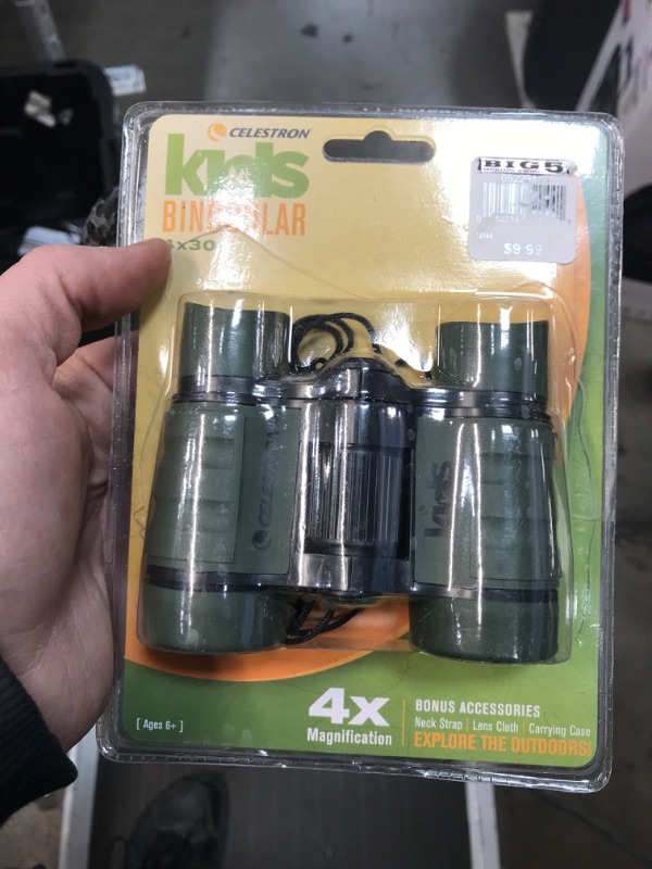 Photo 1 of Celestron Kids Let Your Child Explore The Outdoors Binocular, Green (72044) & Kids Let Your Child Explore The World Microscope, Green (44116) Binocular + Microscope, Green
