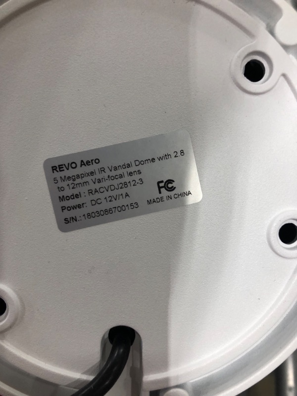 Photo 19 of LIKE NEW Revo America Aero HD 16 Ch. Video Security System with 16 Indoor/Outdoor 5 Megapixel Cameras Black (DVR) & White (Cameras) 16-Channel 12 Bullet/ 4 Dome Cams