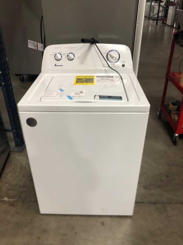 Photo 4 of Amana 3.5-cu ft Agitator Top-Load Washer (White)
