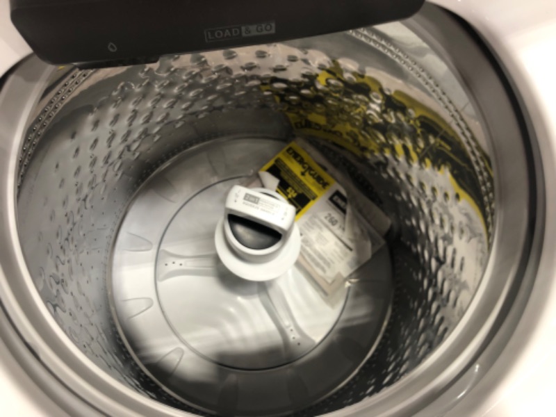 Photo 2 of SCRATCHED Whirlpool - 5.2-5.3 Cu. Ft. Smart Top Load Washer with 2 in 1 Removable Agitator - White
